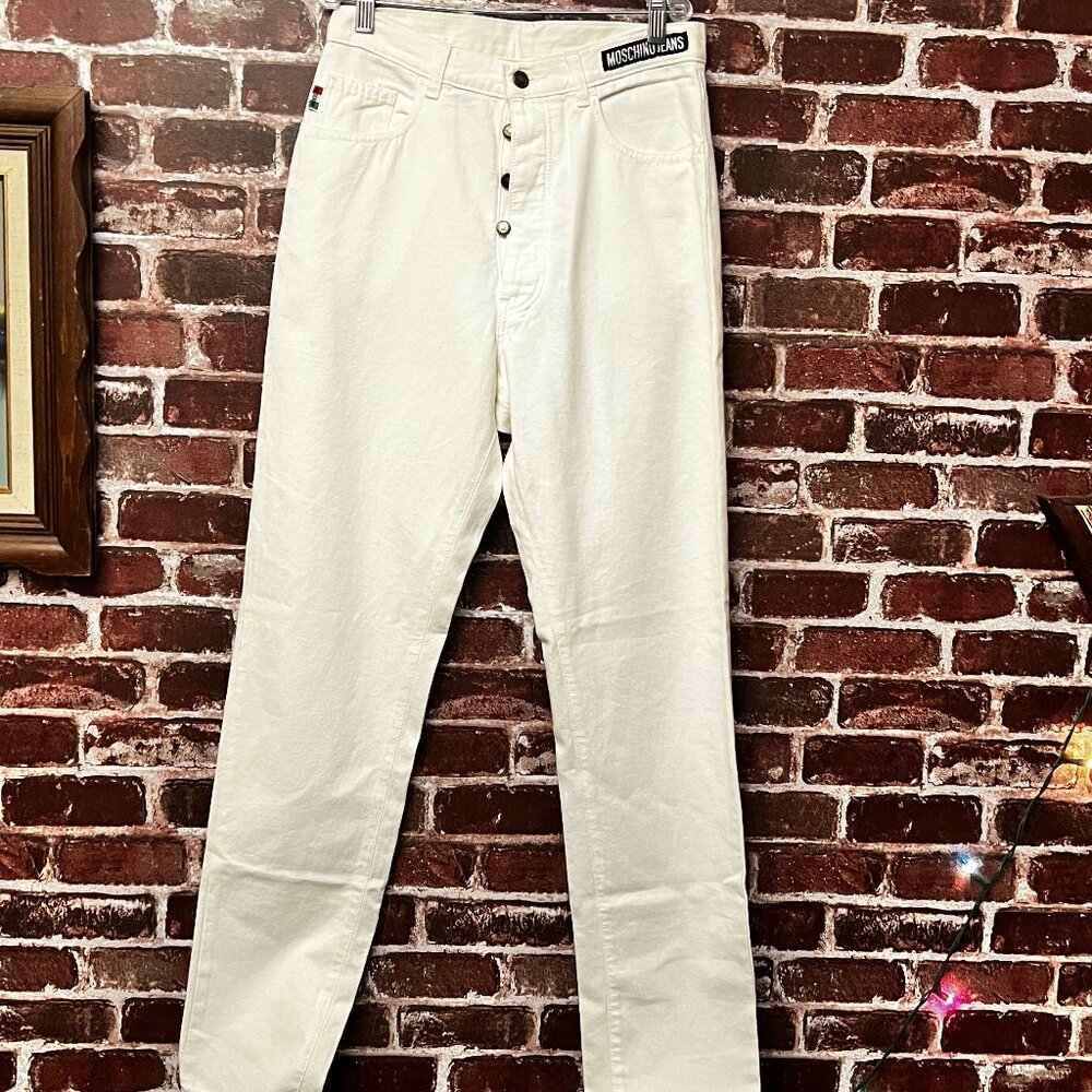 Moschino Jeans Vintage White Denim